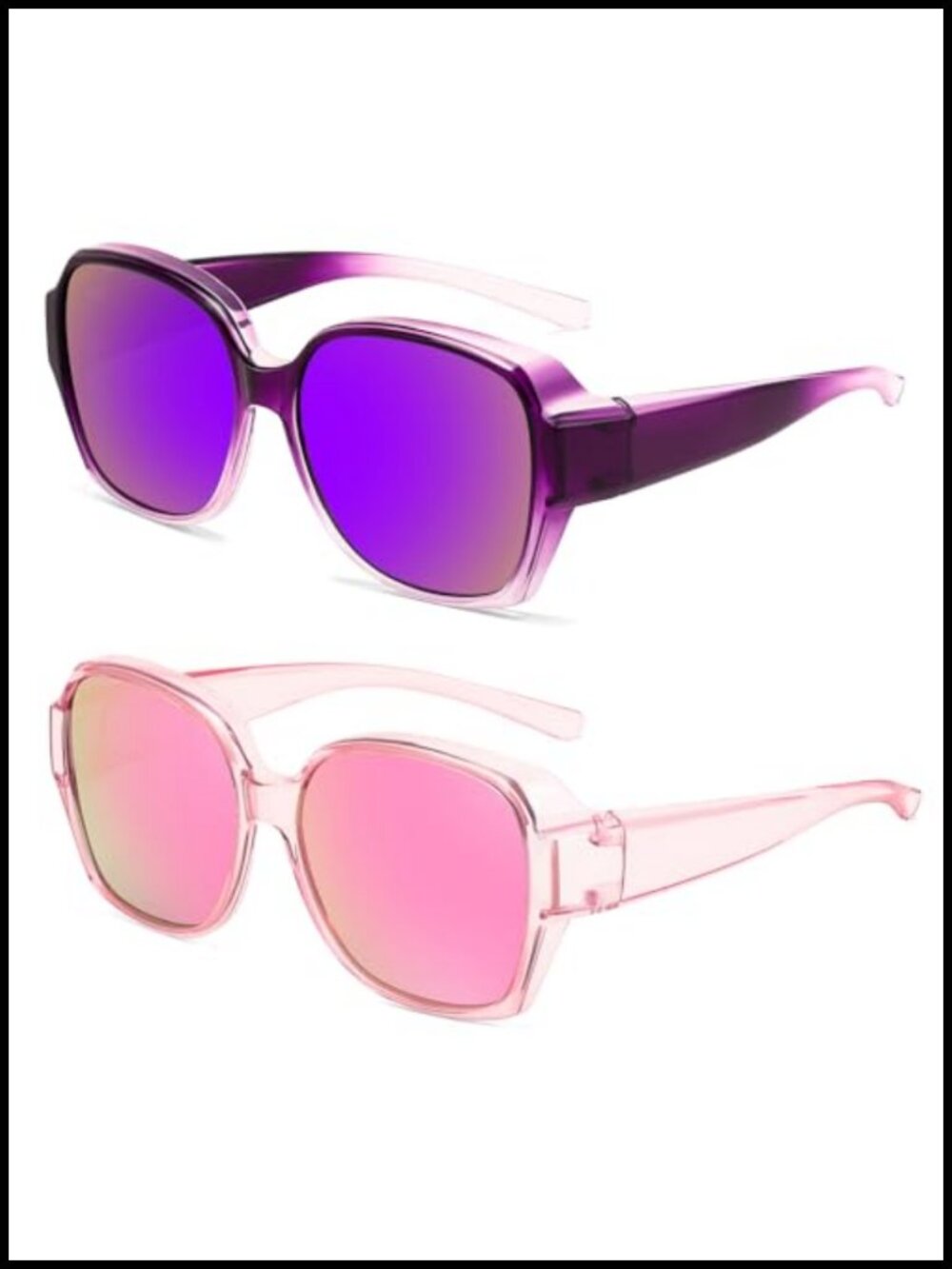 Oversized Polarized Sunglasses Fit Over Glasses